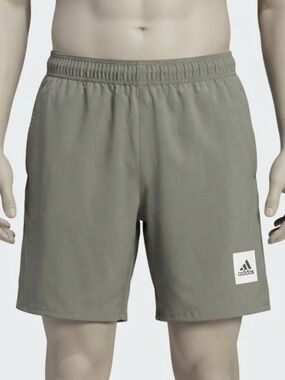 ADIDAS Olive Green Swim Trunks Men’s Small